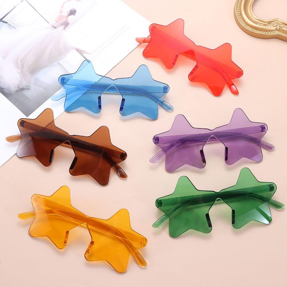 Kính Mát Hình Ngôi Sao Năm Cánh Phong Cách Halloween