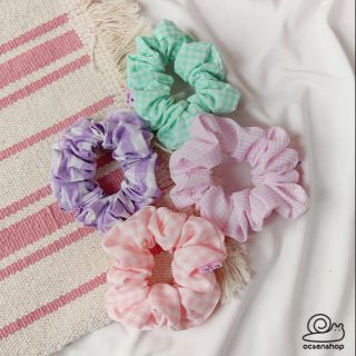 Ốc Sên Shop - Scrunchie caro