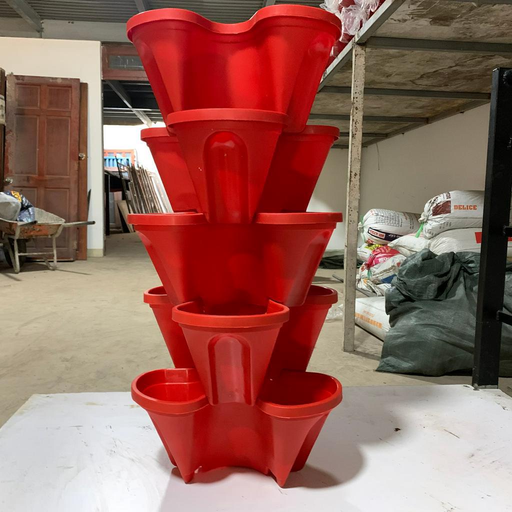 Tháp trồng rau 5 tầng