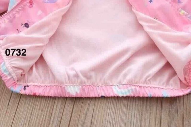 Áo khoác pony hồng cho bé mặc ngoài trời ALICEKIDS - áo khoác chống nắng lớp lót cotton thoáng mát cho trẻ từ 10-35kg