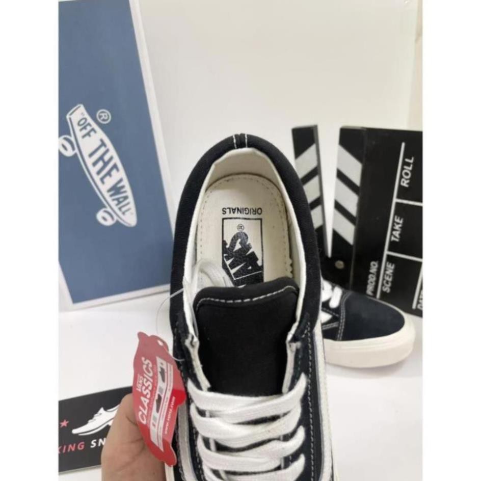 GIÀY 𝐕𝐀𝐍𝐒 VAULT OLD SKOOL MÀU ĐEN ⚡Full box bill⚡ Giày thể thao nam nữ 2021 size 36-43
