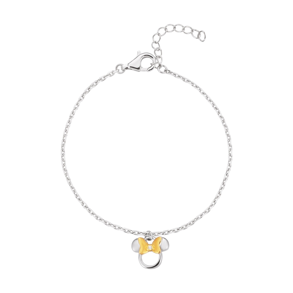 Lắc tay trẻ em Bạc đính đá PNJSilver chuột Mickey XM00C060001