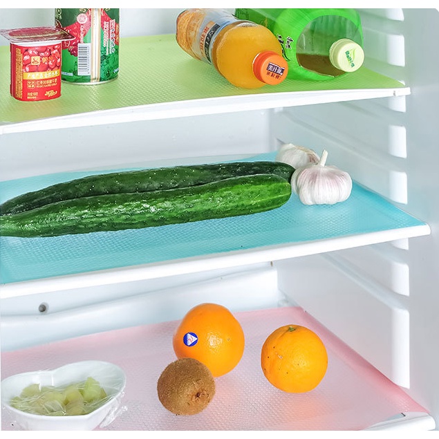 combo 4 Miếng lót đa năng làm sạch tủ lạnh, ngăn tủ, bàn ăn  (Màu ngẫu nhiên) G149-MLTL
