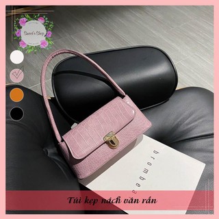Túi Kẹp Nách 💖FREESHIP💖Túi Kẹp Nách Nữ Vân Rắn Thời Trang Cao Cấp Mẫu Mới 2020