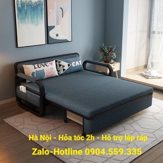 Sofa giường gấp gọn đa năng ,Giường sofa thông minh có ngăn chứa đồ hàng nhập khẩu cao cấp ( Tặng kèm 2 gối giá 500k)