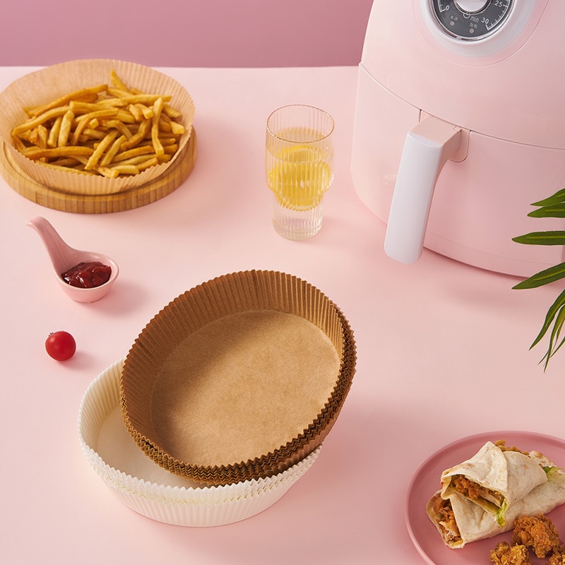 Giấy Lót Nồi Hấp Chống Dính Hình Tròn Dùng Một Lần