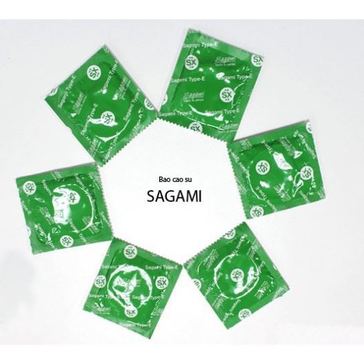 Bao cao su SAGAMI Xtreme Green (Hộp 10 chiếc )[Halongstar]