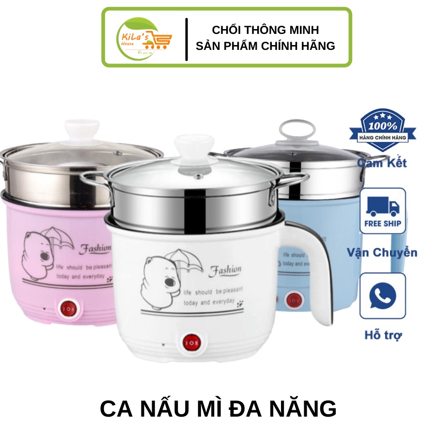 Ca Nấu Mì, Nấu Cơm Đa Năng Có Tay Cầm 1,8L  Cooking Poot