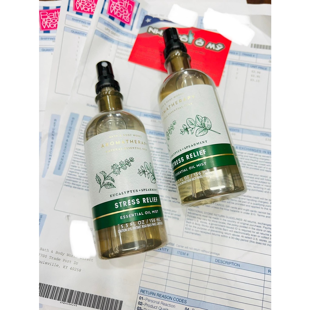 SỮA TẮM - LOTION - MIST - XỊT GỐI DÒNG AROMATHERY BBW