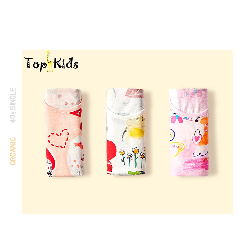 Set 3 áo COTTON cao cấp  3 lỗ , sát nách, bé gái,  Unifriend Hàn Quốc _ từ 1 tới 15 tuổi,Topkid_vietnam