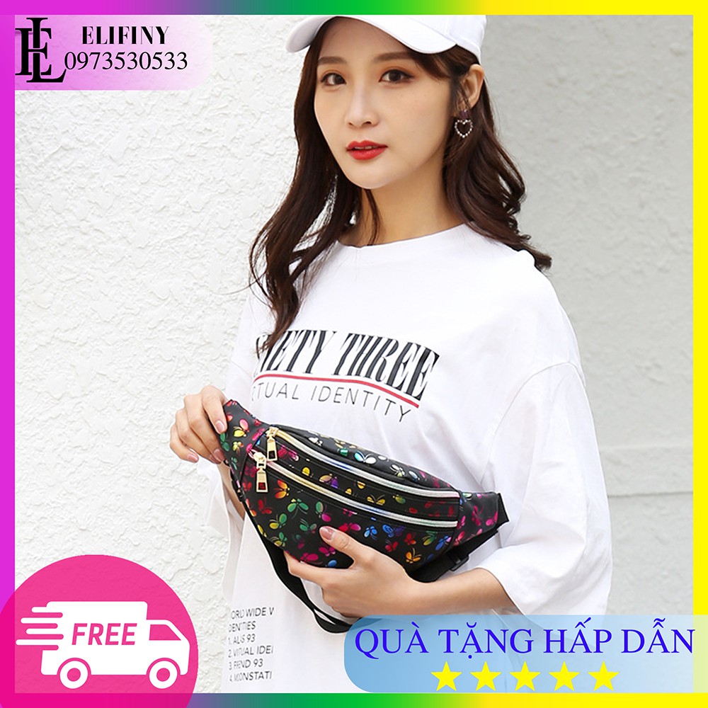 Túi Đeo Ngang Hông Chống Thấm Nước Tiện Dụng Phong Cách Hàn Quốc Trẻ Trung Năng Động Cho Nữ