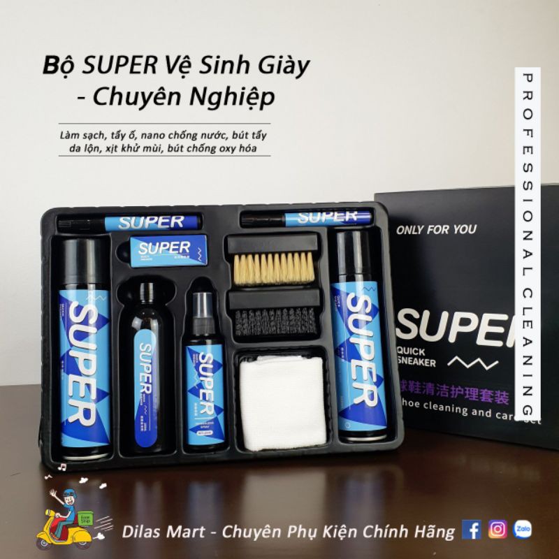 Bộ Vệ Sinh Giày SUPER Chuyên Nghiệp