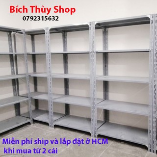 | HOT | HIT | SALE  |_ Kệ sắt V lỗ 5 tầng Cao 2m Rộng 0.4m Dài 1m __
