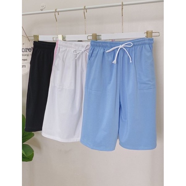 freeship Quần Đùi Kẻ Sọc Unisex ,Quần Short Nam Nữ Dây Rút Dáng Rộng 3 Màu V002 | BigBuy360 - bigbuy360.vn
