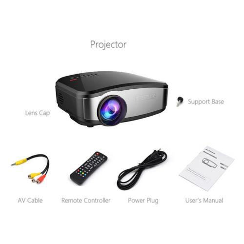 Máy chiếu mini HD CHEERLUX C6 Home Theater Projector + WIFI + TV