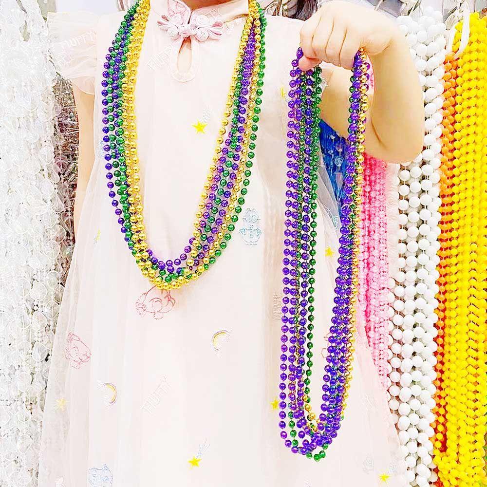 Vòng Cổ Chuỗi Hạt Tròn Hóa Trang Nhân Vật Mardi Gras Cho Bé Áo Thun In Hình Patrick Thời Trang Năng Động