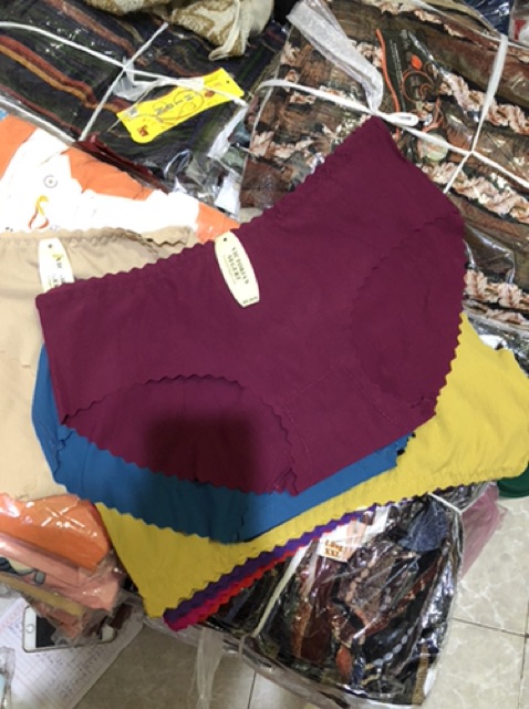 Combo 5 Quần lót cotton lạnh trơn hàng xịn LO7