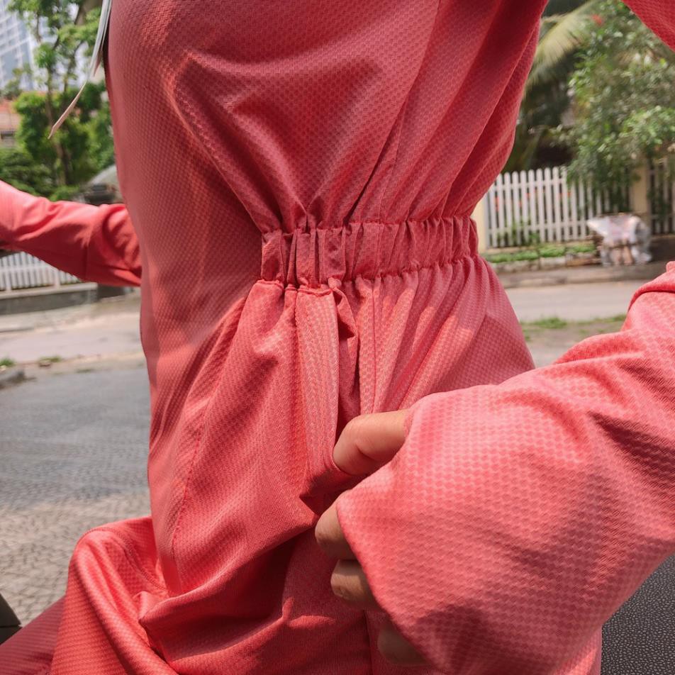 Áo chống nắng nữ toàn thân- tặng kèm 1 khẩu trang su 3D, vải thun kim cương xịn xuất NHẬT cao cấp (có video) ་