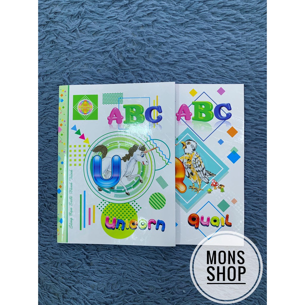 [ch712] Tập học sinh ABC 96 trang 4 ô ly 5 ô ly giấy dày ch712