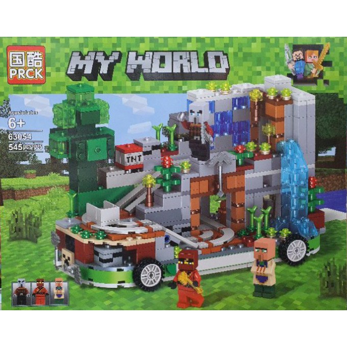 Lego Minecraft - Chuỗi lego Minecraft 63054 Xếp Hình Căn Nhà Di Động (554 chi tiết)