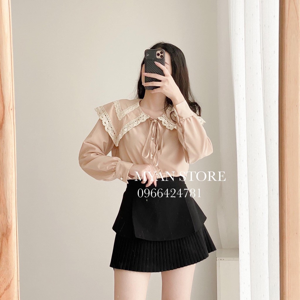 Chân váy xếp ly ngắn xòe sang chảnh ( xếp ly 1 tầng) CV48💟 | BigBuy360 - bigbuy360.vn