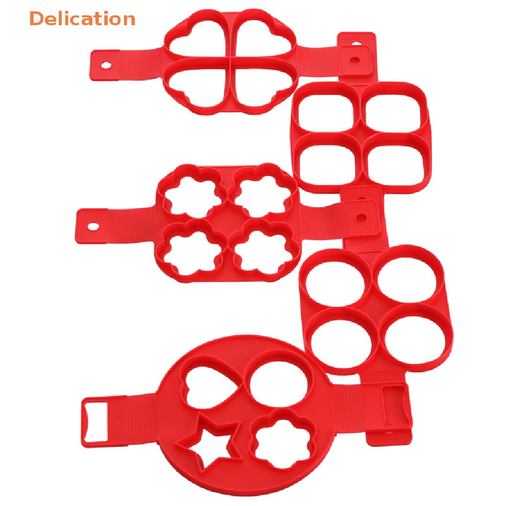 Khuôn Chiên Trứng / Làm Bánh Pancake Bằng Silicone Tiện Dụng Cho Nhà Bếp