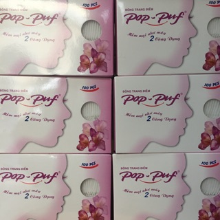 Compo10 Bông tẩy trang Pop - puf 100 miếng