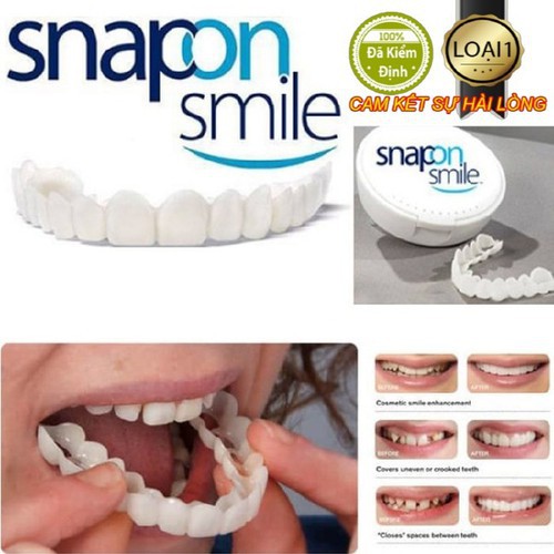 [FREESHIP] RĂNG GIẢ NHỰA SNAP ON SMILE (4885, LM)