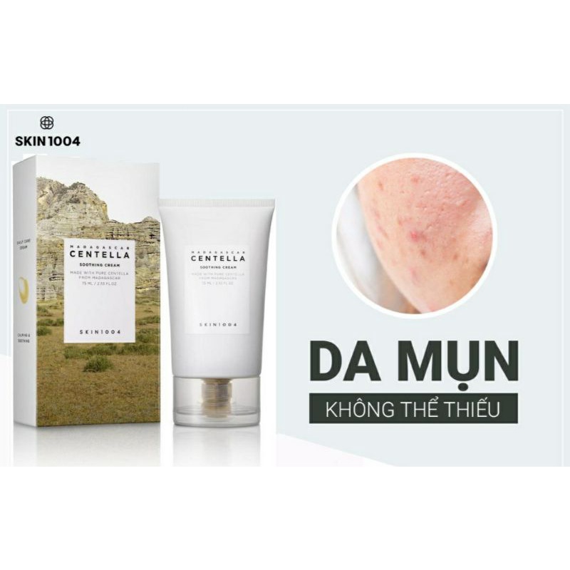 KEM DƯỠNG CENTELLA SKIN 1004 NẮP TRẮNG DÀNH CHO DA DẦU MỤN