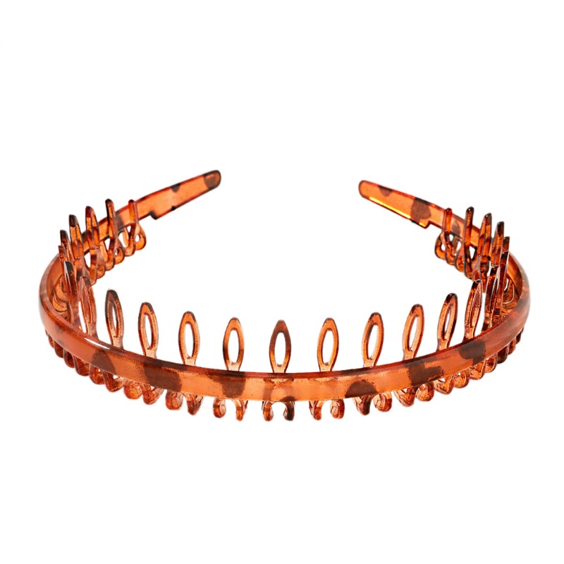 Flgo Băng Đô Cài Tóc Bằng Resin Chống Trượt Có Răng Lược