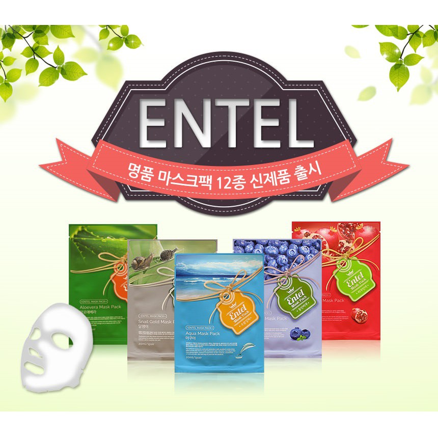 Mặt Nạ giấy Entel Mask Pack