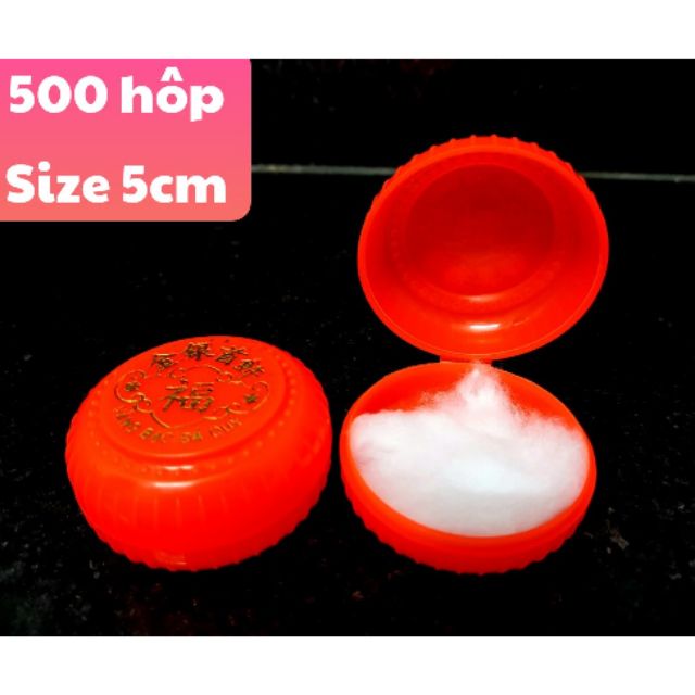 SỈ 500 Hộp Đựng Nhẫn Van Tien size 5cm Chất Liệu Nhựa