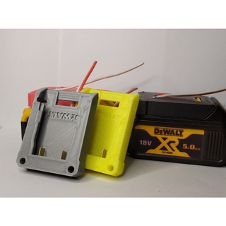 Đế pin Dewalt 20v ver.2 đã có tiếp điểm.
