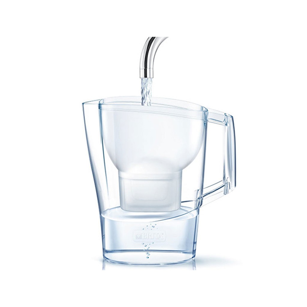 Bình Lọc Nước BRITA Aluna Cool White - 2.4L (Kèm Maxtra Plus)