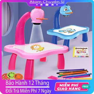 BÀN VẼ CÓ ĐÈN CHIẾU SÁNG THÔNG MINH CHO BÉ - BỘ ĐÈN BÀN MÁY CHIẾU HỌC VẼ THÔNG MINH BẢNG VẼ CHIẾU THIẾU NHI
