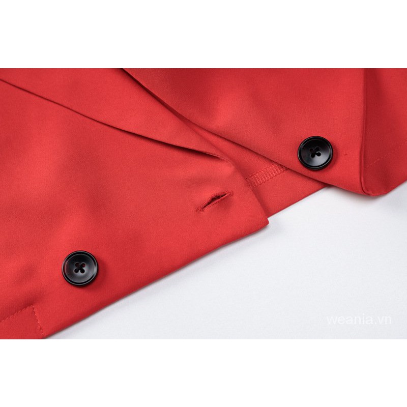 Áo khoác tay dài phối nút thiết kế hợp thời trang cho phái nữ