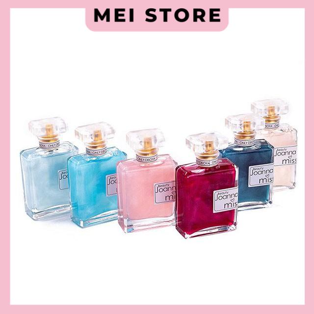 Nước Hoa Dành Cho Nữ Có Nhũ Kim Tuyến Cao Cấp Butterfly Girl Miss Perfume Eau De Parfum Chính Hãng Nội Địa 50ML