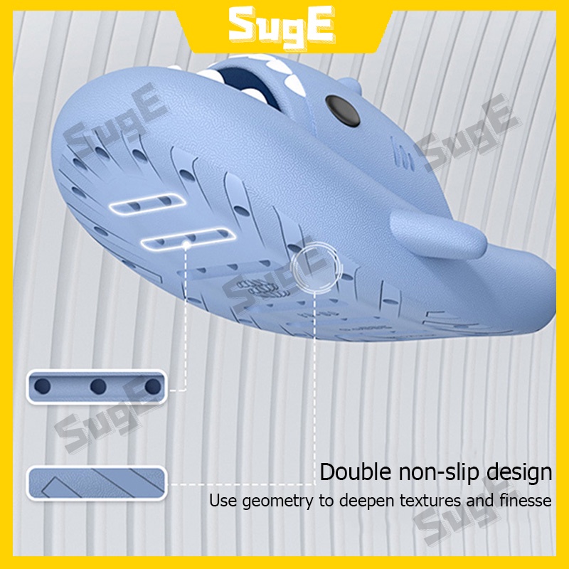 SUGE Dép Hình Cá Mập Dày 4cm | Dép Cặp Xinh Xắn Thời Trang
