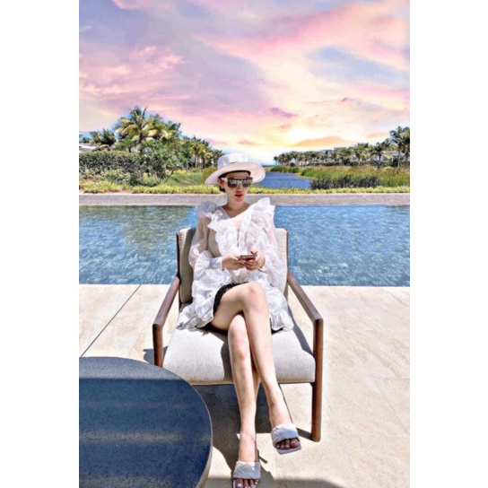 Sơ mi voan tơ bèo tiểu thư