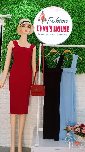 LH11 - Đầm Body 2 Dây Cánh Tiên Xẻ Sau | BigBuy360 - bigbuy360.vn