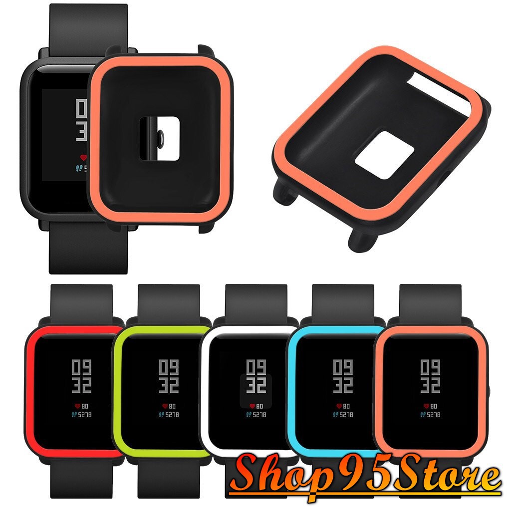 Ốp silicon viền màu dành cho Xiaomi Amazfit Bip