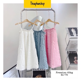 ĐẦM HAI DÂY XỐP NỔI XOÈ [kèm ảnh thật]