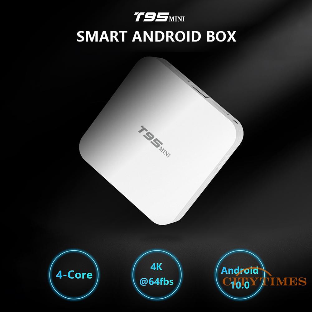 Thiết Bị Chuyển Đổi Tv Thường Thành Smart Player Ci T95 Mini H313 Android 10.0 2.4g Wifi 1gb 8gb