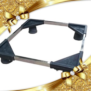 [ Bán sỉ] [ Giá gốc] Kệ chân inox có bánh xe để máy giặt, tủ lạnh