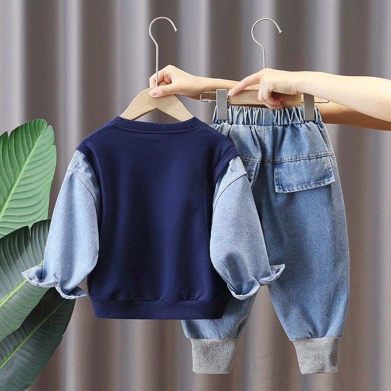 Set áo quần kiểu dáng thể thao cho bé trai