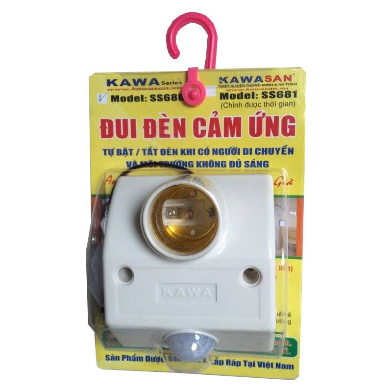 Đuôi đèn cảm ứng tự sáng khi có người Kawa SS68