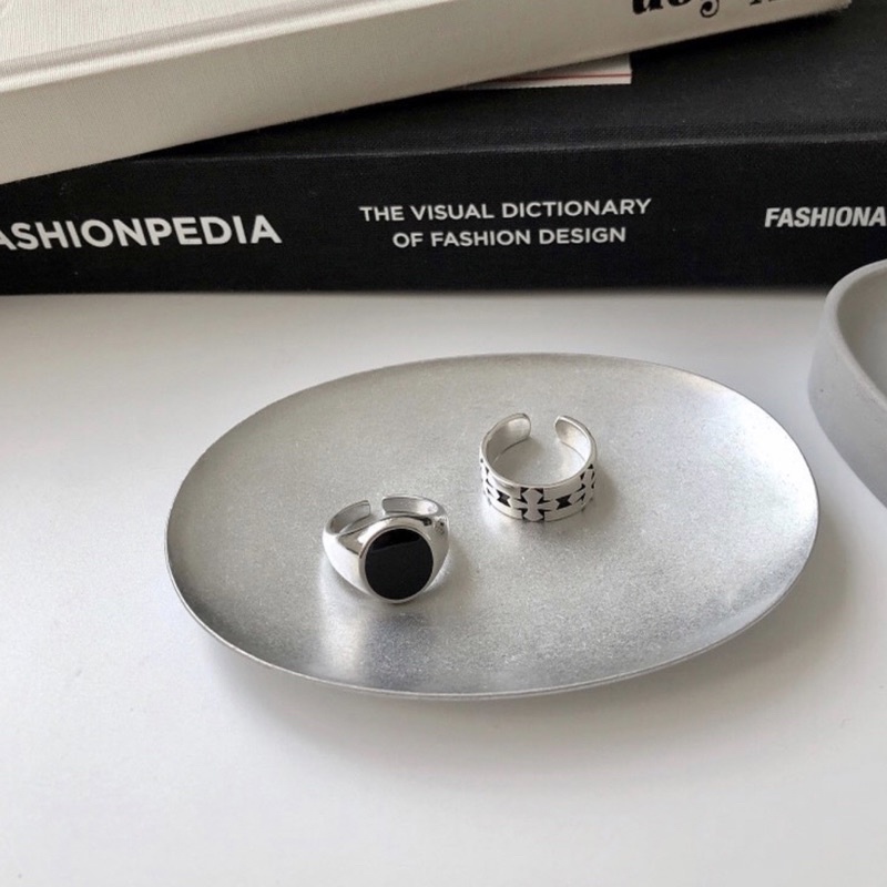 Nhẫn ONER Bạc 925 "Black Ring"