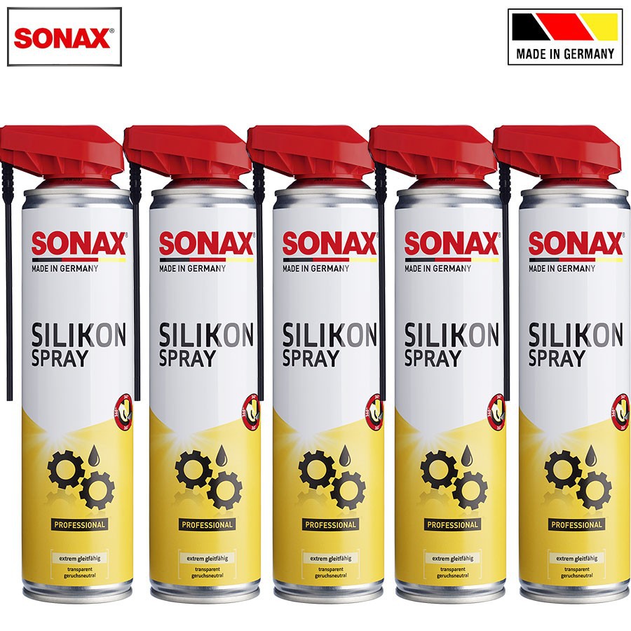 Chai Xịt Silicone Bôi Trơn Bảo Dưỡng Cao Su, Nhựa - Sonax Silicone Spray With EasySpray Sonax 348300