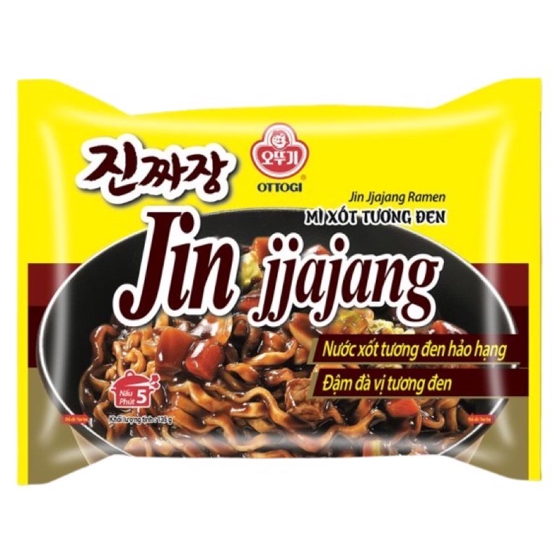 Mì xốt tương đen ottogi 135g Mì jin jjajang ramen
