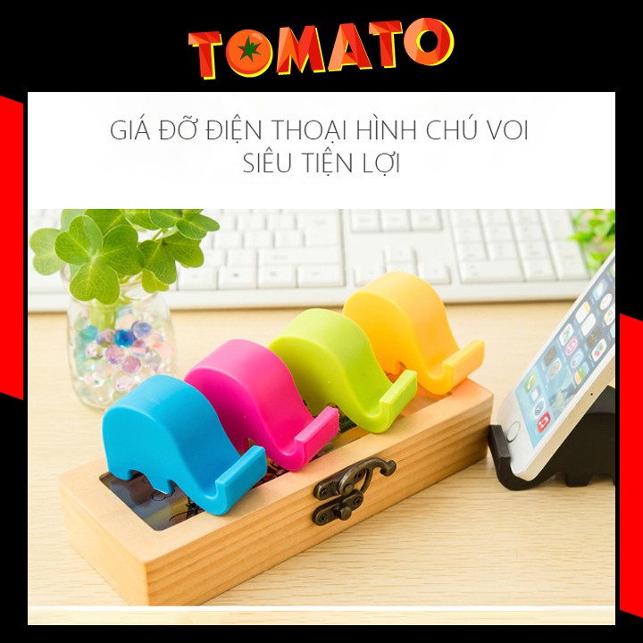 Giá Đỡ Điện Thoại Hình Chú Voi Cute - Phụ Kiện Tomato